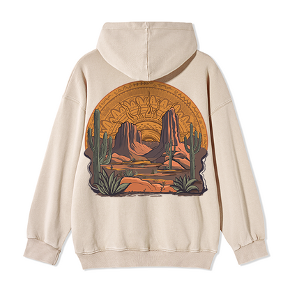 freeleaf-golden-desert-unisex-fleece-full-zip-hoodie