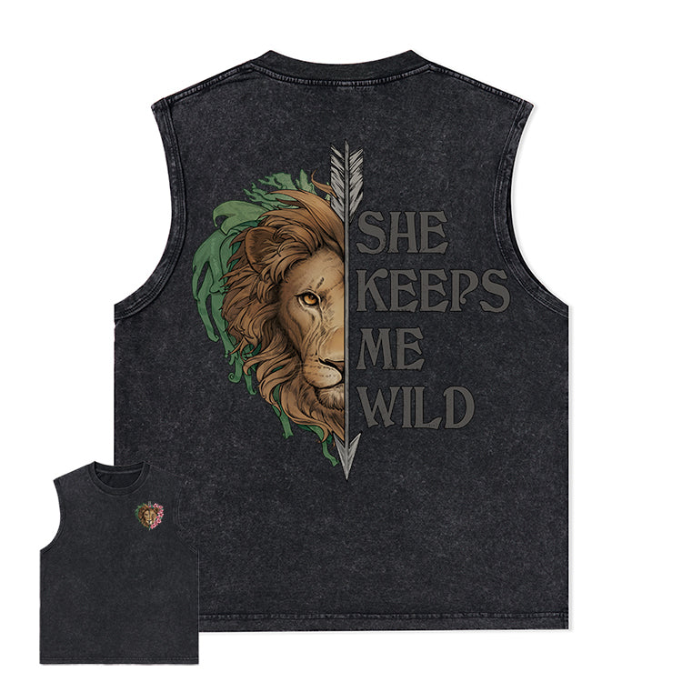 Freeleaf Wild at Heart Love's Serenade Unisex Washed Tank Tops