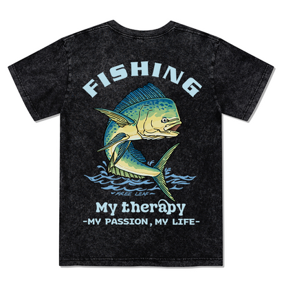 Freeleaf Mahi-Mahi Leap Unisex Washed Tee