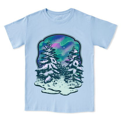 Winter Aurora Front-printed Tee