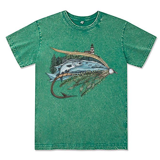 Freeleaf Wings of Superior Unisex Washed Tee