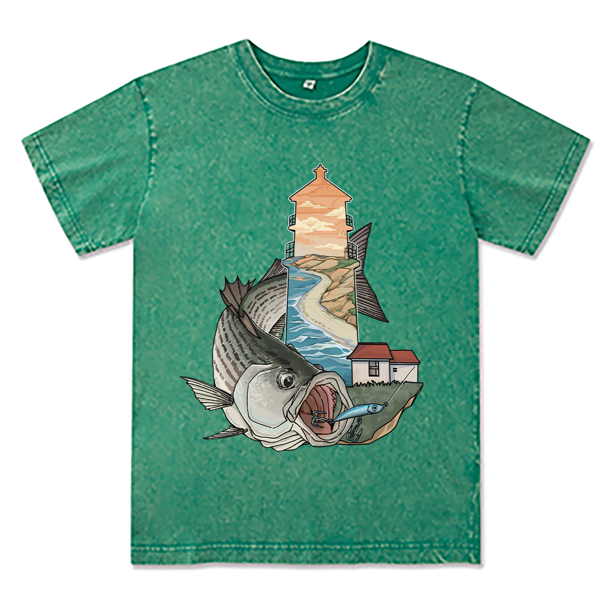 Freeleaf Fishing Radiance Unisex Washed Tee