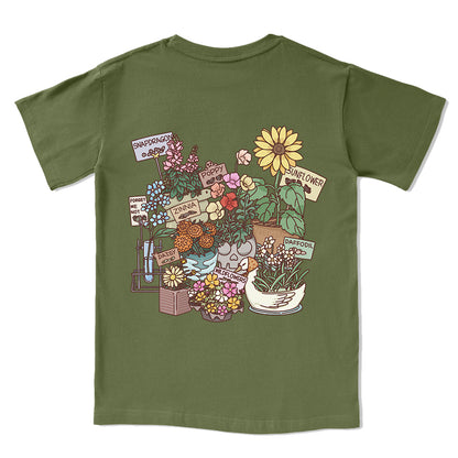 Freeleaf Flourishing Garden Nature Inspired Unisex Tee