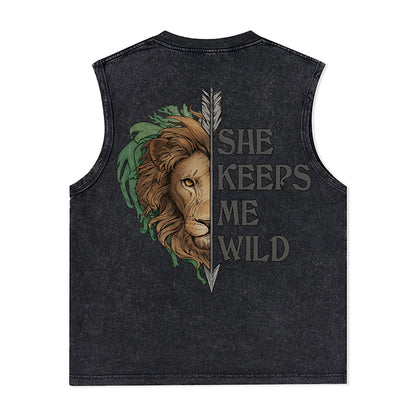 Freeleaf Wild at Heart Love's Serenade Unisex Washed Tank Tops