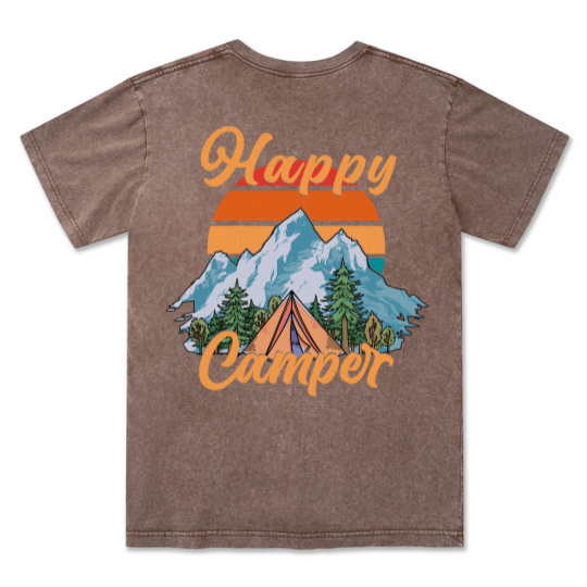 Happy Camper Washed Tee