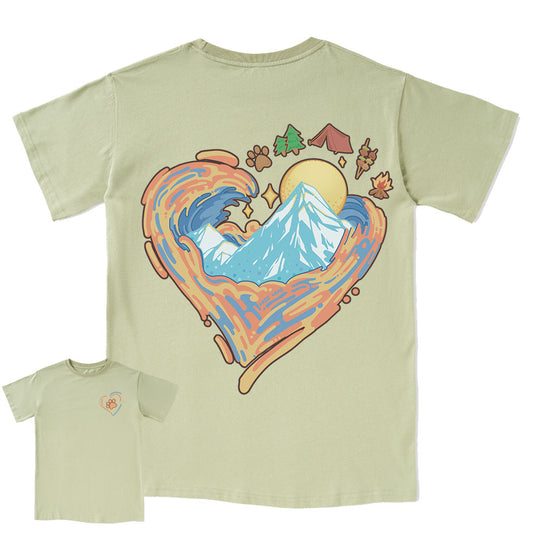 Freeleaf Heart of Wilderness Camping Tee