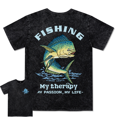 Freeleaf Mahi-Mahi Leap Unisex Washed Tee