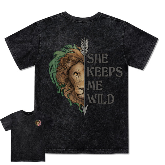 Freeleaf Wild at Heart Love's Serenade Unisex Washed Tee