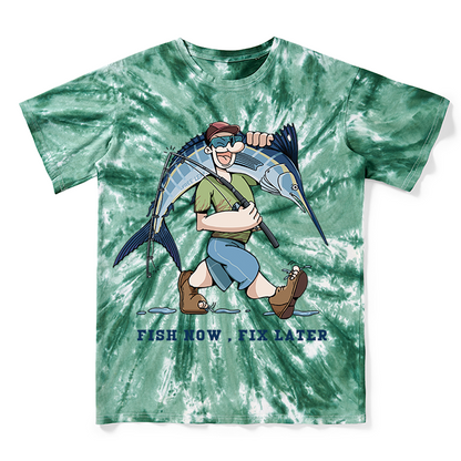 Freeleaf Reel Adventure Unisex Washed Tee