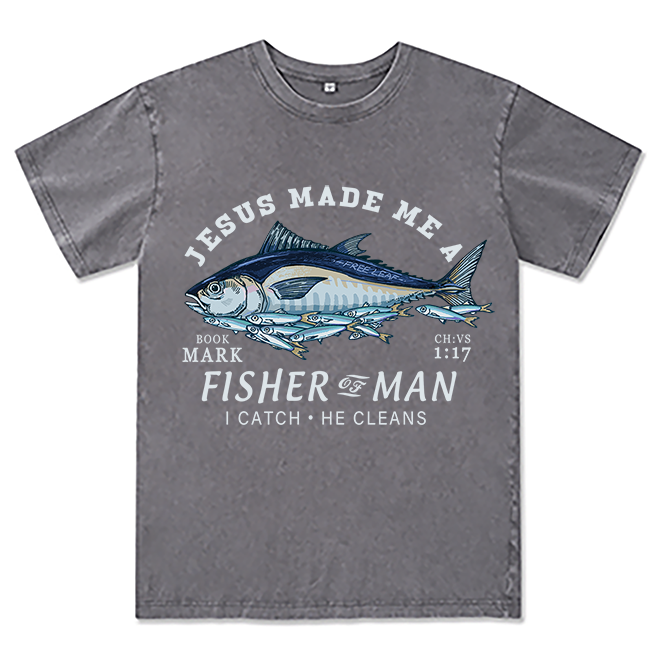 Freeleaf Divine Catch Unisex Washed Tee