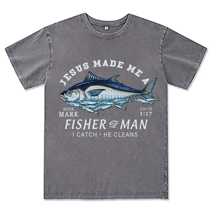 Freeleaf Divine Catch Unisex Washed Tee