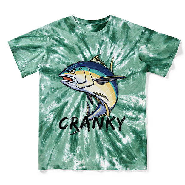 Freeleaf Cranky Bluefin Unisex Washed Tee