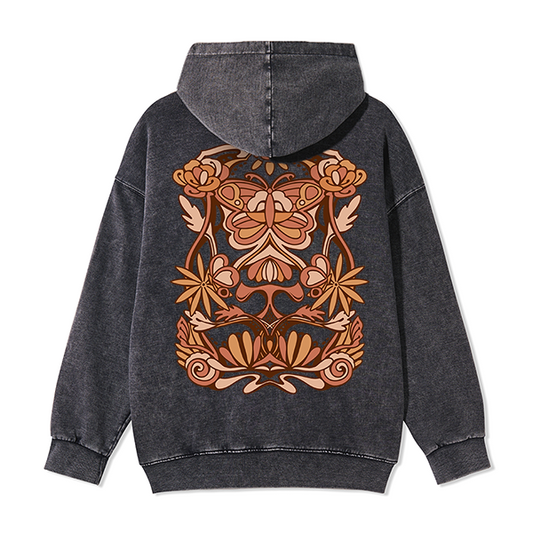 freeleaf-spring-butterfly-back-printed-unisex-nature-inspired-fleece-full-zip-hoodie