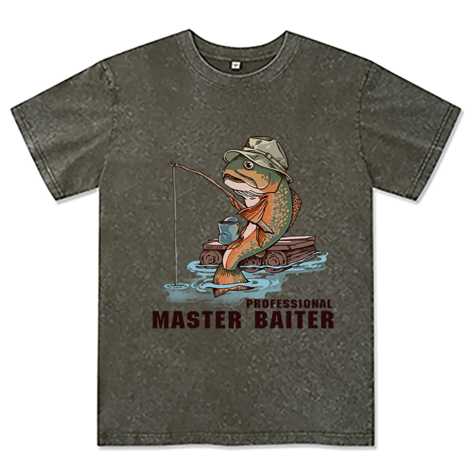 Freeleaf The Master Baiter Unisex Washed Tee