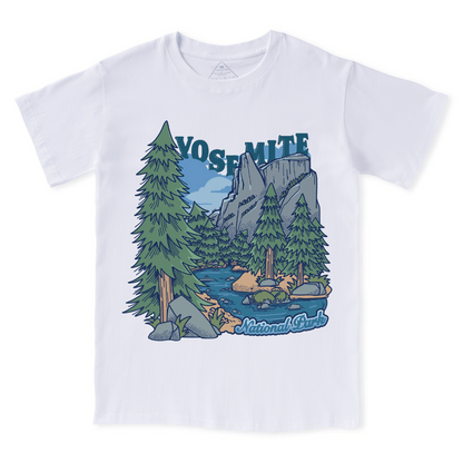 Yosemite National Park Front-printed Tee