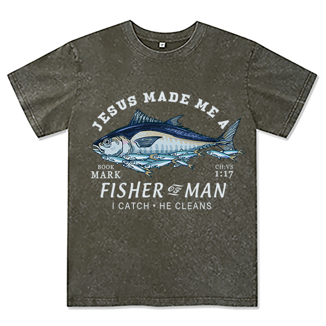 Freeleaf Divine Catch Unisex Washed Tee