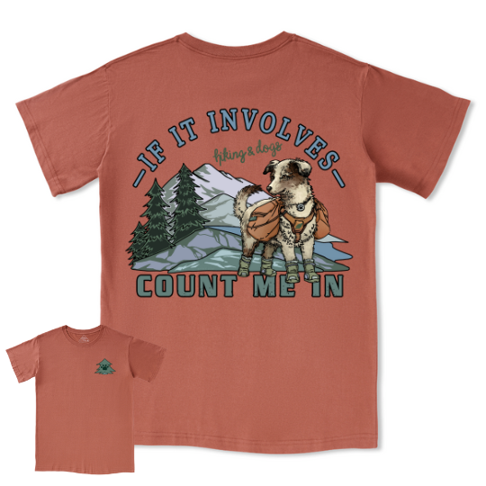 Hiking & Dogs Adventure Tee