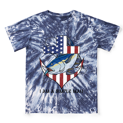 Freeleaf Faithful Angler Unisex Washed Tee