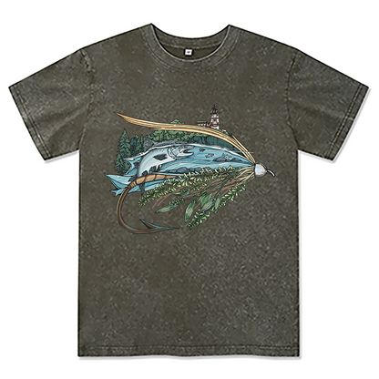 Freeleaf Wings of Superior Unisex Washed Tee