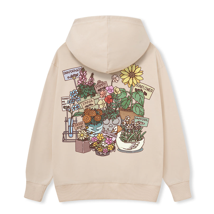 Freeleaf Flourishing Garden Nature Inspired Unisex Hoodie