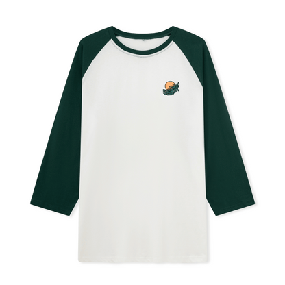 Hawaiian Vacation Raglan Long Sleeve Top