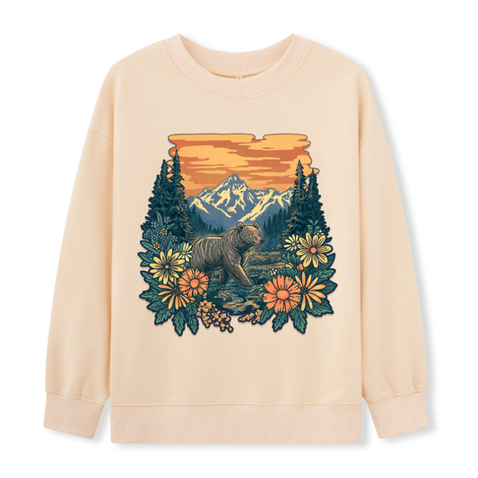 Go Into Nature Front-printed Sweatshirt