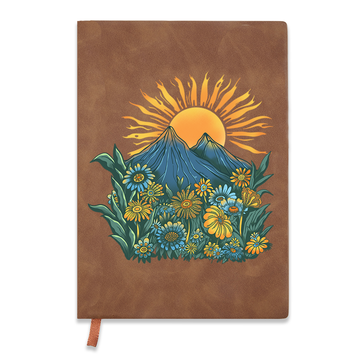 Freeleaf Energy Vintage Leather Journal Notebook