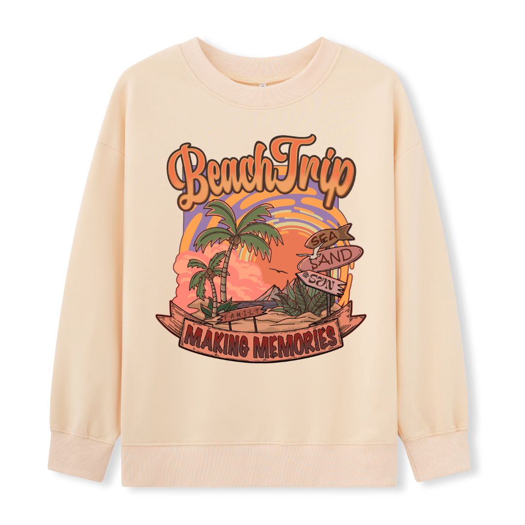 Vacation Front-printed Sweatshirt