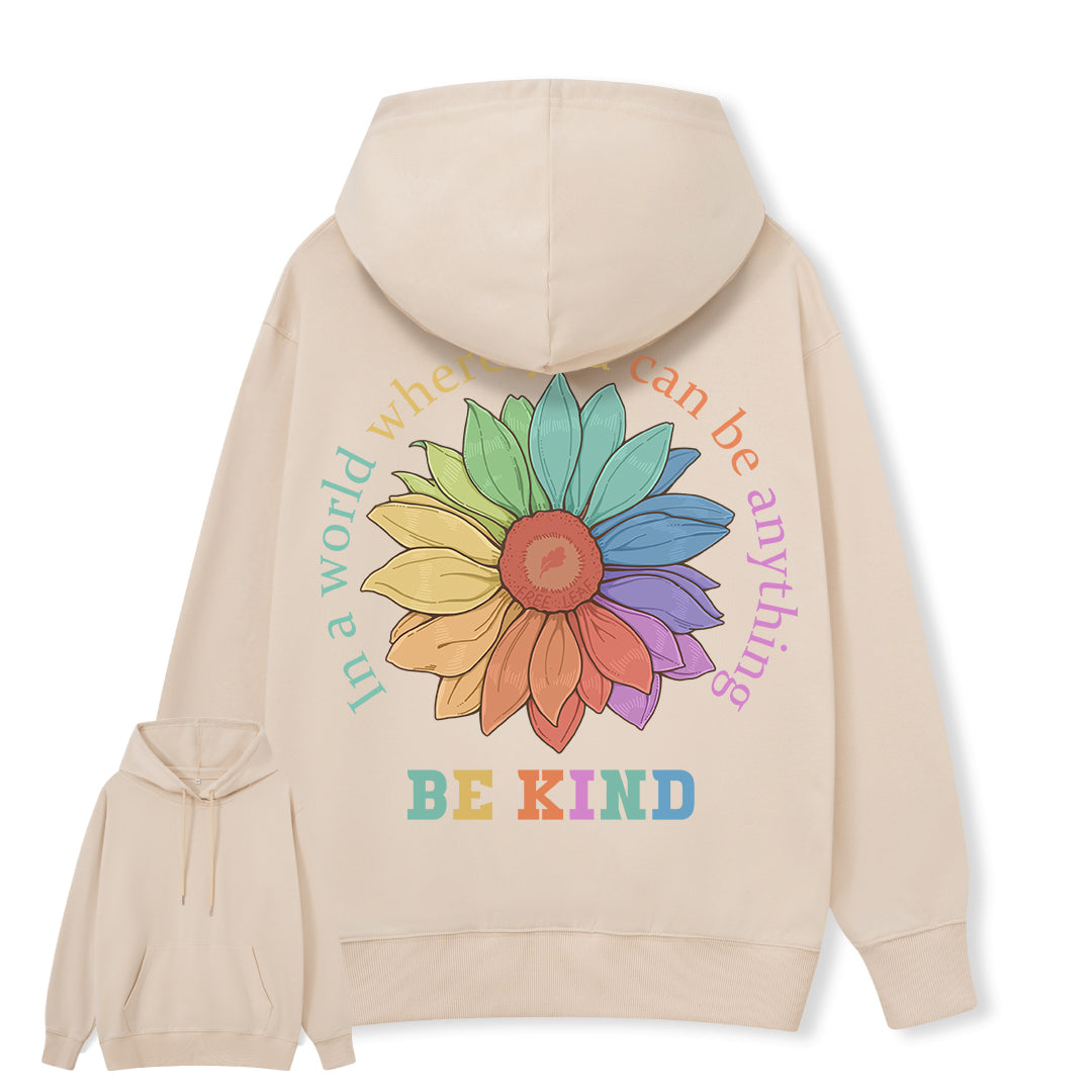 Freeleaf Be Kind Unisex Back-printed Hoodie