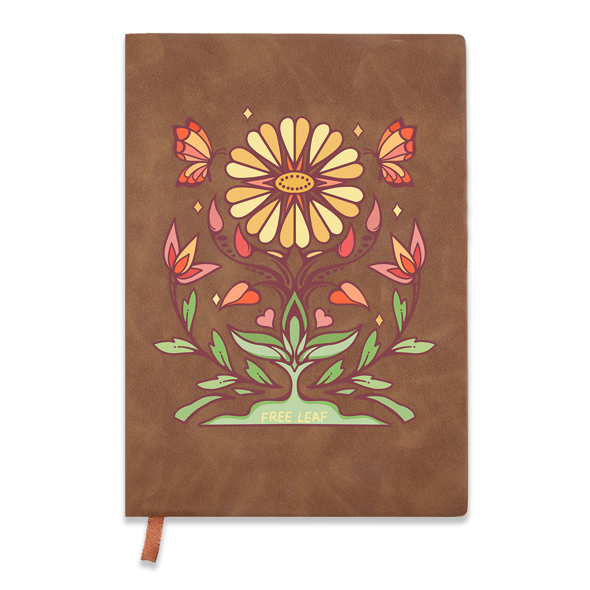 Freeleaf Elf Viligis Vintage Leather Journal Notebook