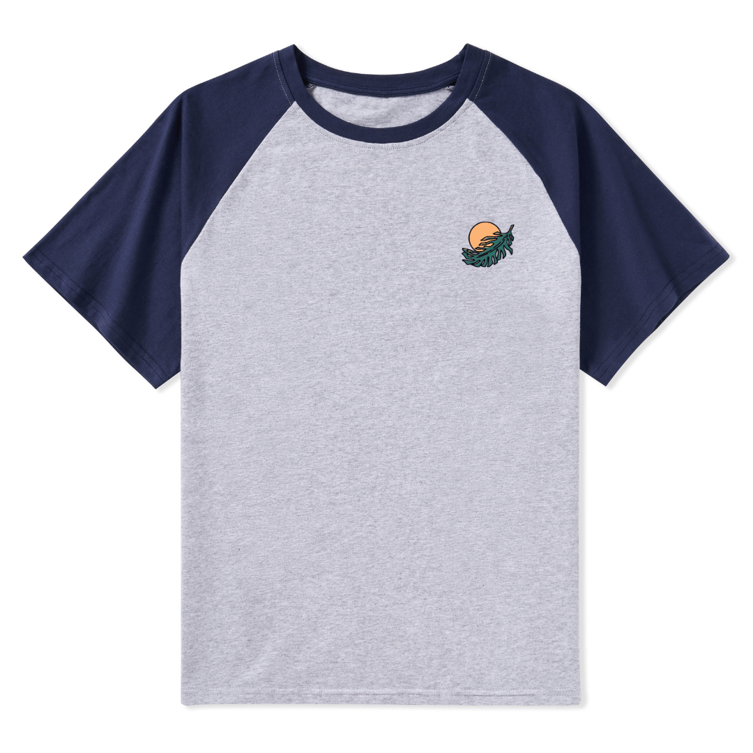 Hawaiian Vacation Raglan Short Sleeve Top