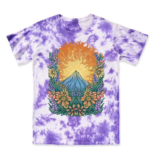 Freeleaf Rekindled Hope National Park Front-printed Tie Dye Tee