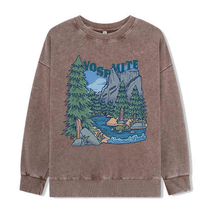 Yosemite National Park Washed Sweatshirt