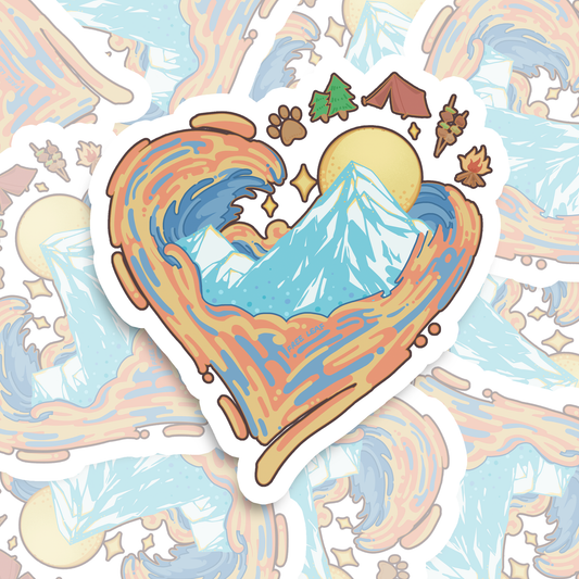 Heart of Wilderness Sticker