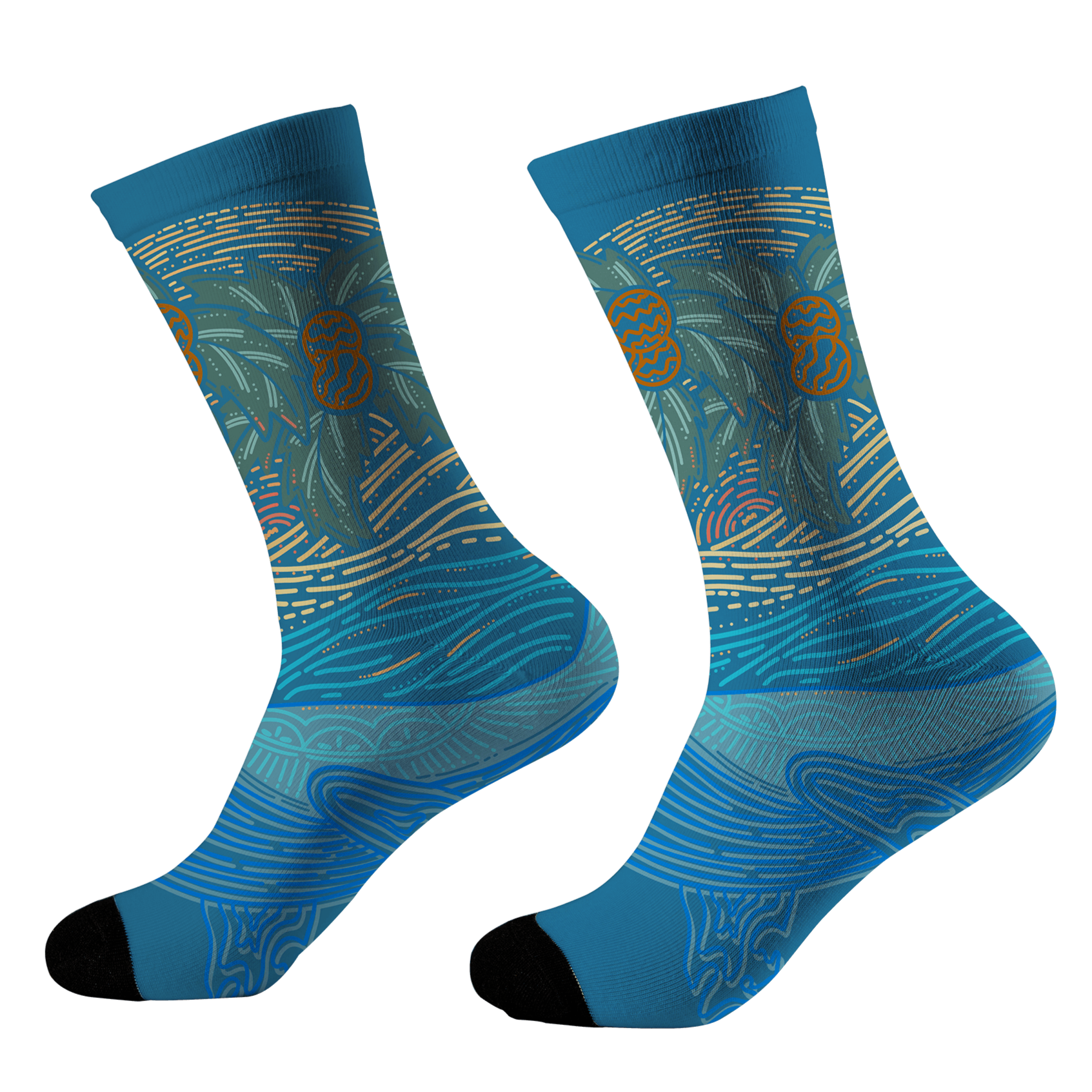 Striated Whale Sock