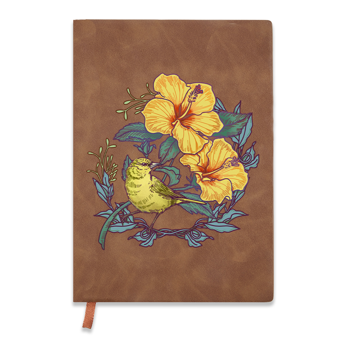 Freeleaf Amakihi Vintage Leather Journal Notebook