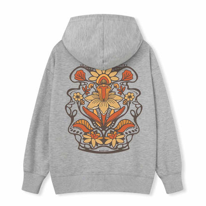 Spring Flower Back-printed Hoodie