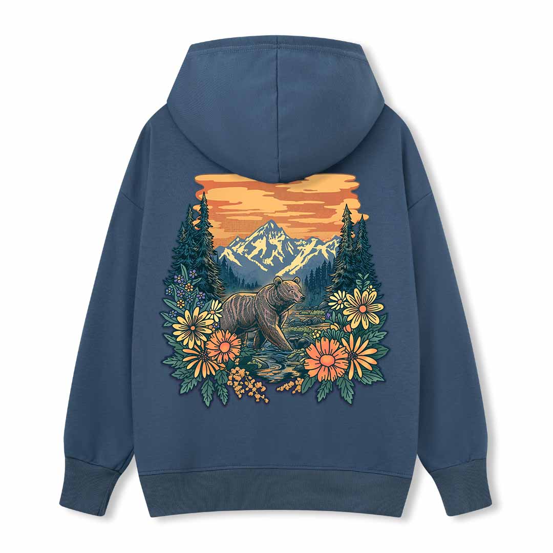 Go Into Nature Back-printed Hoodie