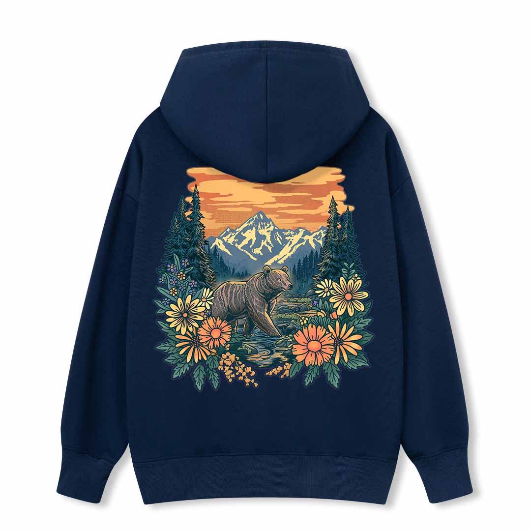 Go Into Nature Back-printed Hoodie