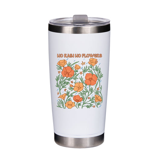 Freeleaf No Rain No Flowers Tumbler