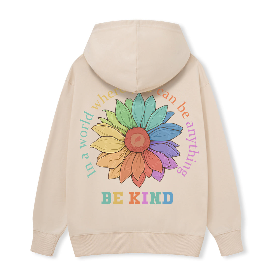 Freeleaf Be Kind Unisex Back-printed Hoodie