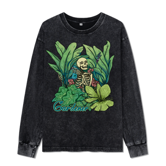 Gardener Washed Long Sleeve Top