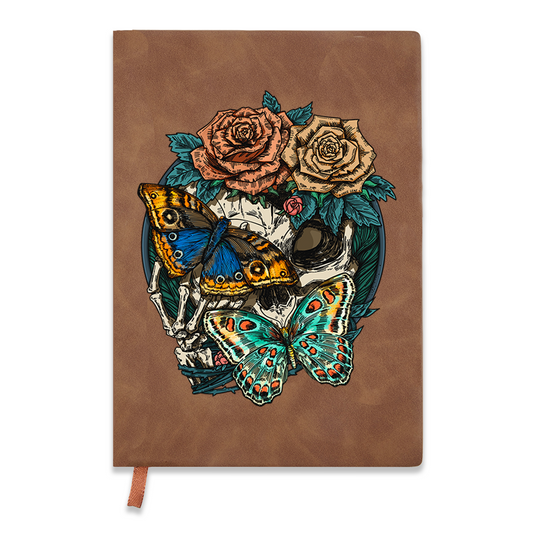 freeleaf-floral-skull-vintage-leather-notebook