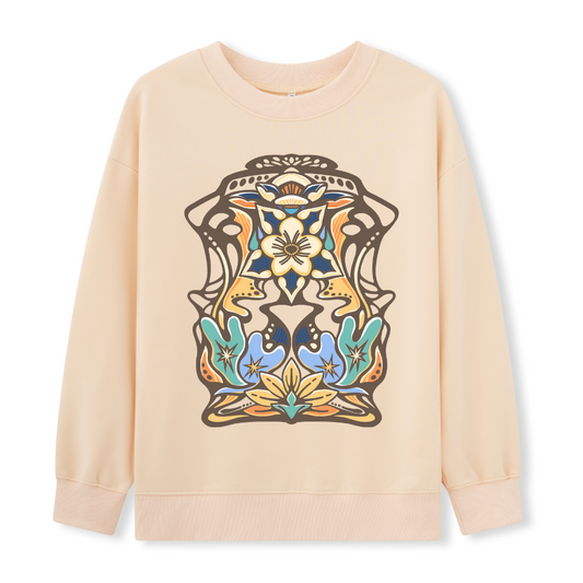 Aquilegia Formosa Front-printed Sweatshirt