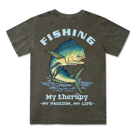 Freeleaf Mahi-Mahi Leap Unisex Washed Tee