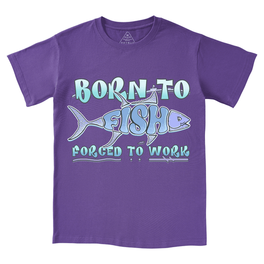 Born To Fish (Front Print)