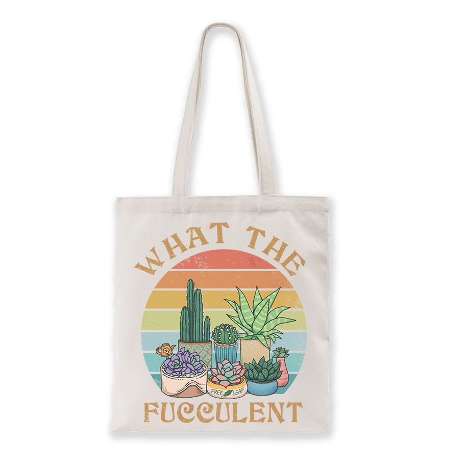 Freeleaf What the Fucculent Tote Bag