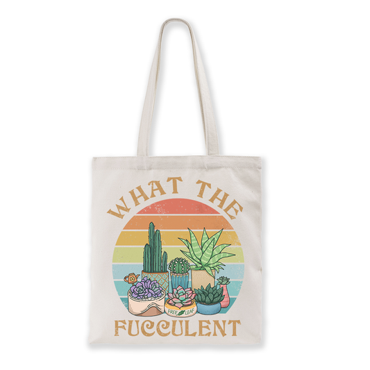 Freeleaf What the Fucculent Tote Bag