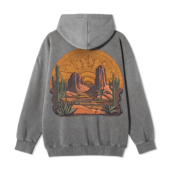 freeleaf-golden-desert-unisex-fleece-full-zip-hoodie