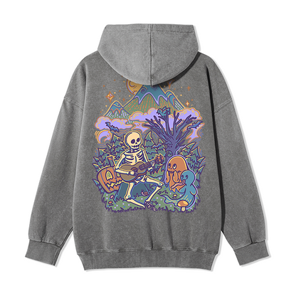 Freeleaf Fairy Tale Halloween Unisex Fleece Full-Zip Hoodie